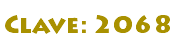 Clave: 2068